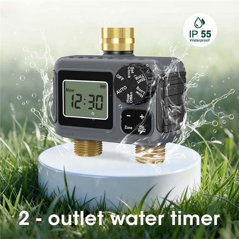 Таймер автоматического полива  – обзор и цена Timer Dual Outlet