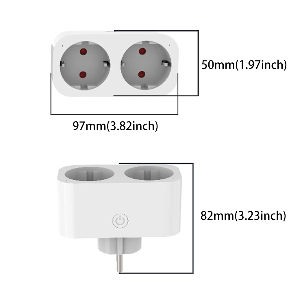Умная Wi-Fi розетка BORUIDAPLS – обзор и цена Timer Dual Outlet
