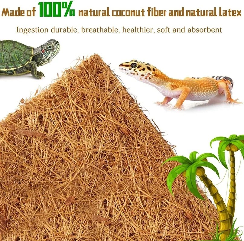 Ковер для рептилий, коврик из  – обзор и цена Substrate Coconut Fiber