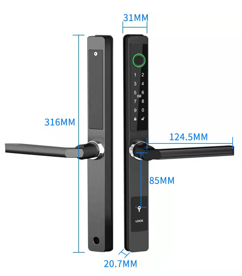 Биометрический цифровой дверно – обзор и цена Glass Door Hinge