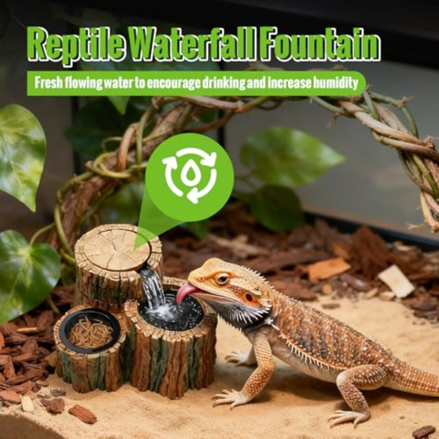 Фонтан-поилка для рептилий 2-в – обзор и цена Water Dish Reptile